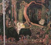 Jan Toorop The Young Generation (mk19) Sweden oil painting artist